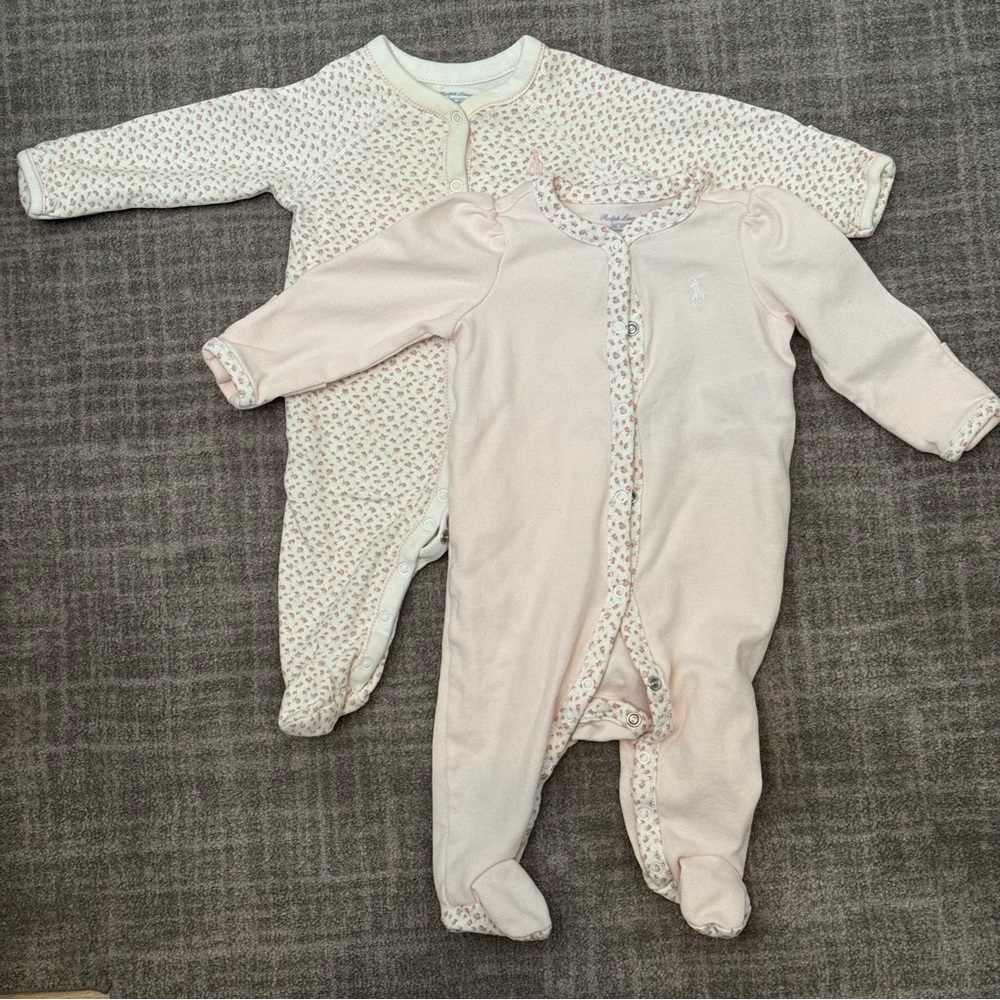 Set of Ralph Lauren Baby Girl PJs